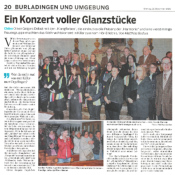 Weihnachtskonzert, Bericht HZ